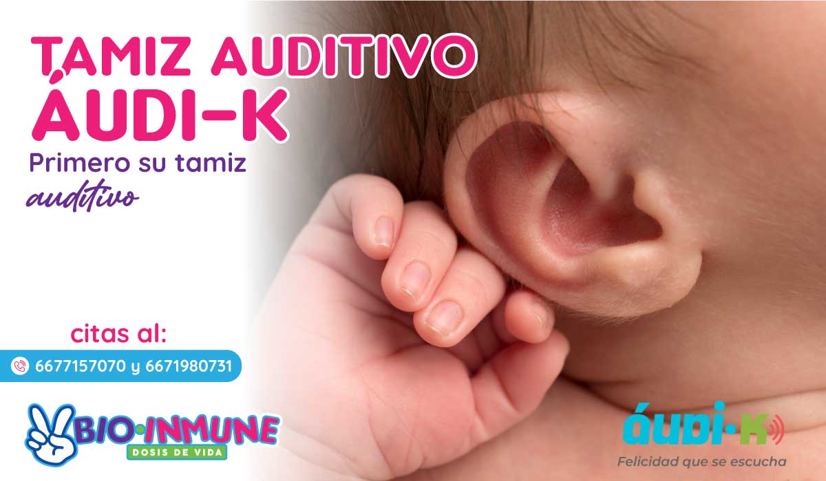 Tamiz auditivo ÁUDI-K Bioinmune en Culiacpan Sinaloa